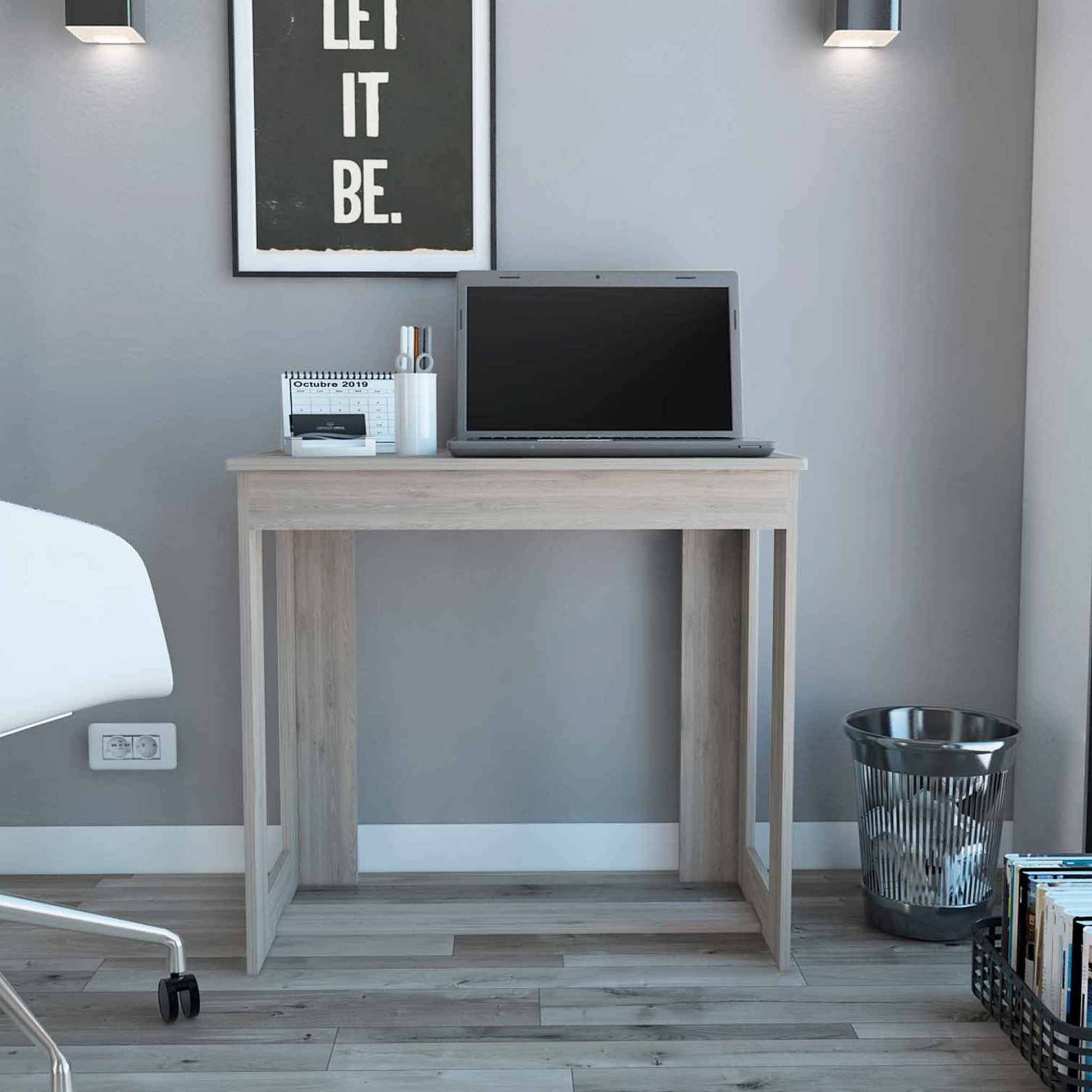 Modern Light Wash Gray Desk By Homeroots | Desks | Modishstore
