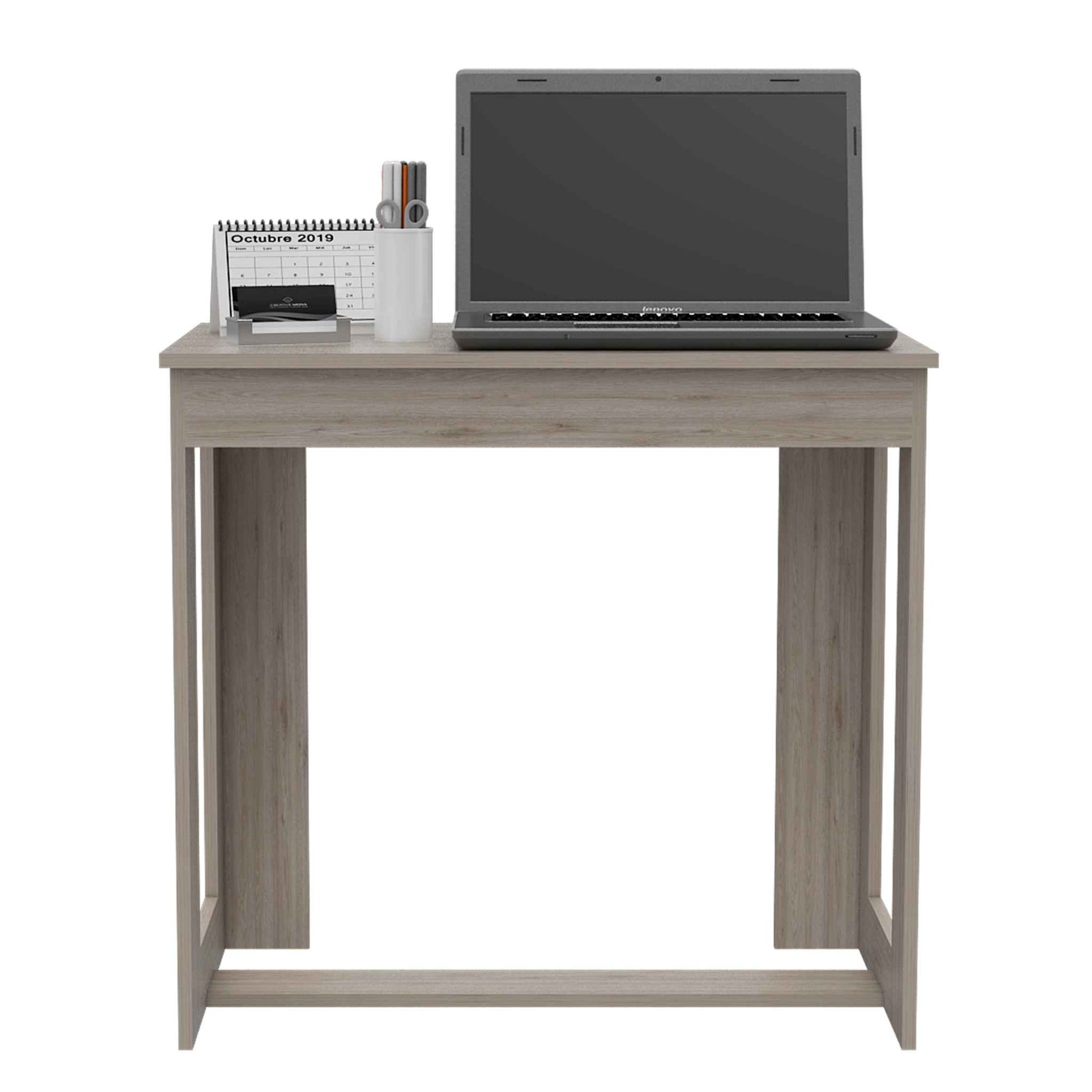 Modern Light Wash Gray Desk By Homeroots | Desks | Modishstore - 4