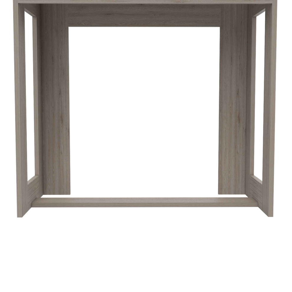Modern Light Wash Gray Desk By Homeroots | Desks | Modishstore - 6