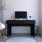 Clio Black Computer Desk with Two Drawers By Homeroots | Desks | Modishstore - 3