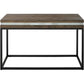 47" Brown and Black Frame Console Table By Homeroots