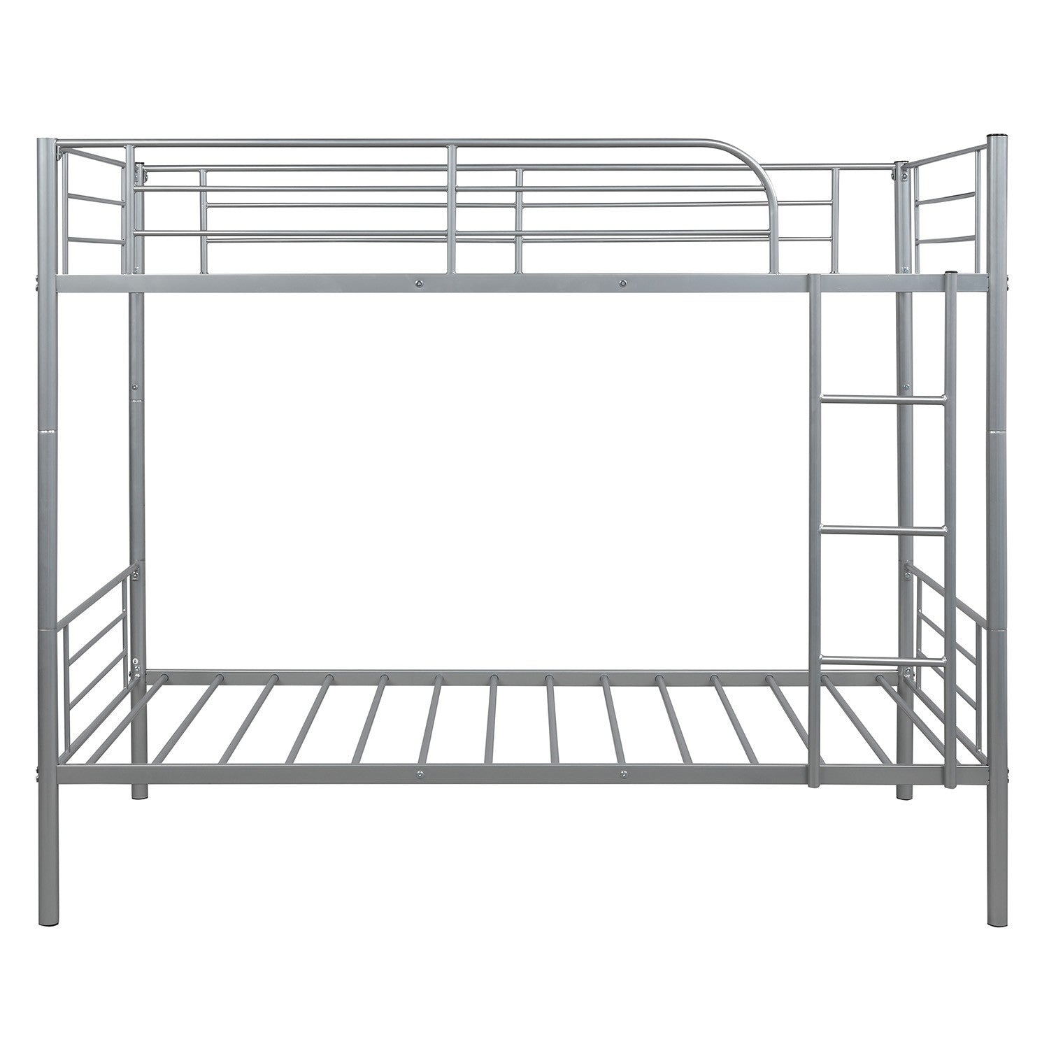 Silver Twin Over Twin Separable Bunk Bed By Homeroots | Beds | Modishstore - 4