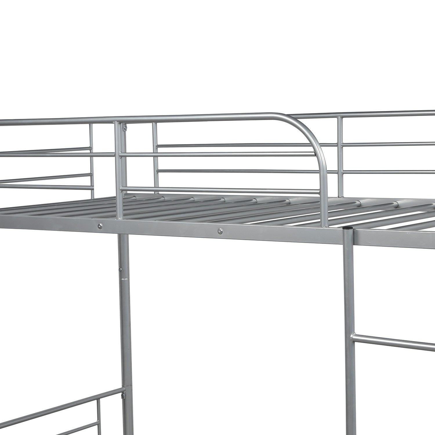 Silver Twin Over Twin Separable Bunk Bed By Homeroots | Beds | Modishstore - 5
