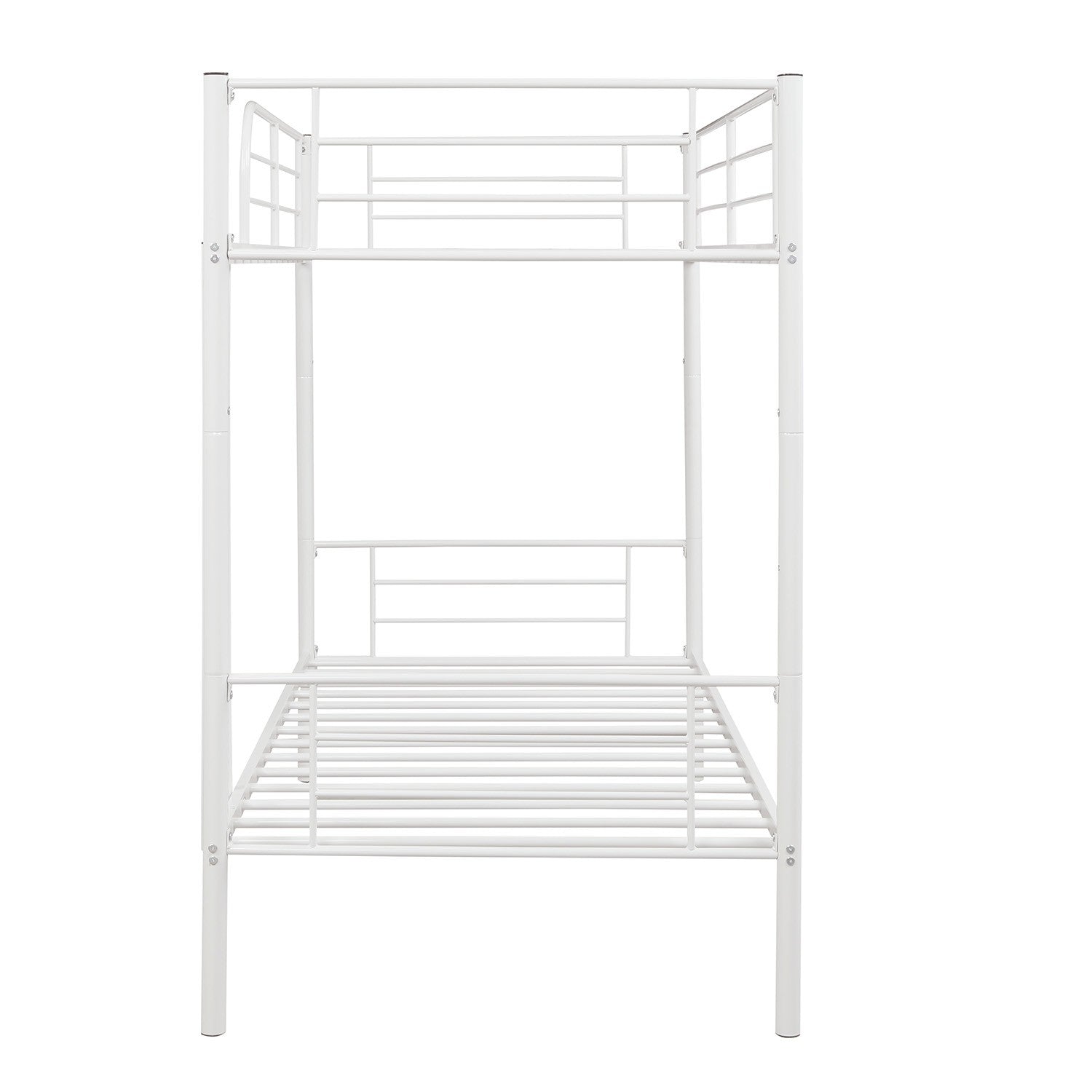 Silver Twin Over Twin Separable Bunk Bed By Homeroots | Beds | Modishstore - 16