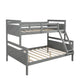 White Twin Over Full Size Bunk Bed By Homeroots | Beds | Modishstore - 15