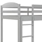 White L Shaped Triple Bunk Bed By Homeroots | Beds | Modishstore - 25