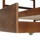White Twin Over Twin Bunk Bed With Trundle By Homeroots | Beds | Modishstore - 18