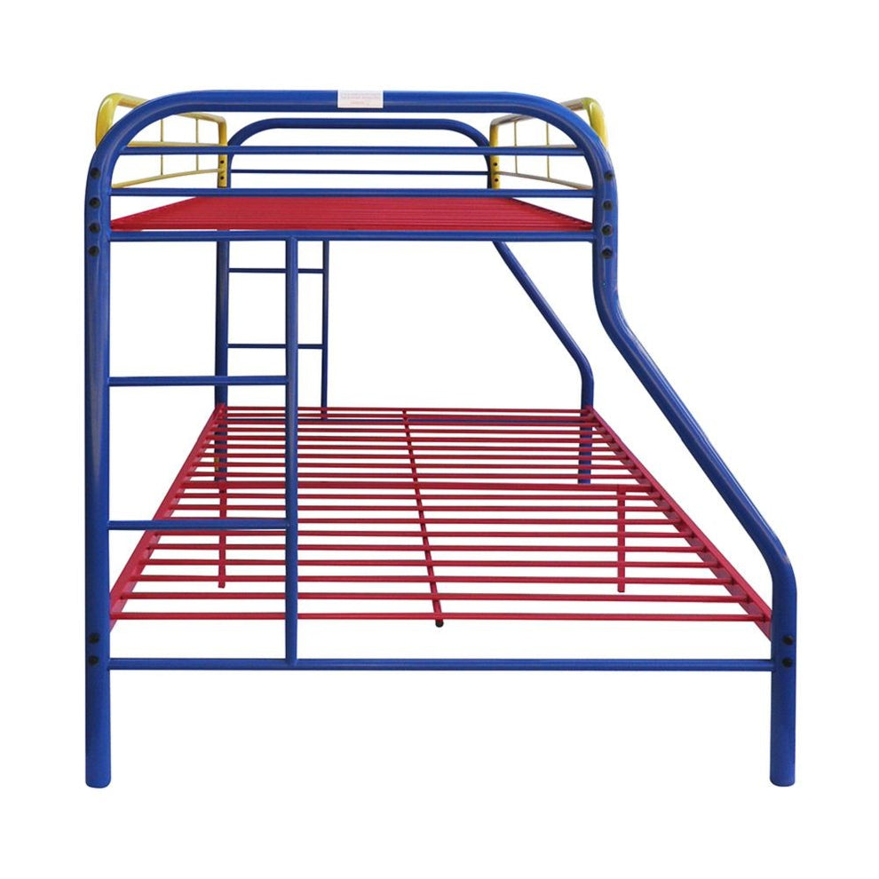 Black Twin Over Full Size Bunk Bed By Homeroots | Beds | Modishstore - 16