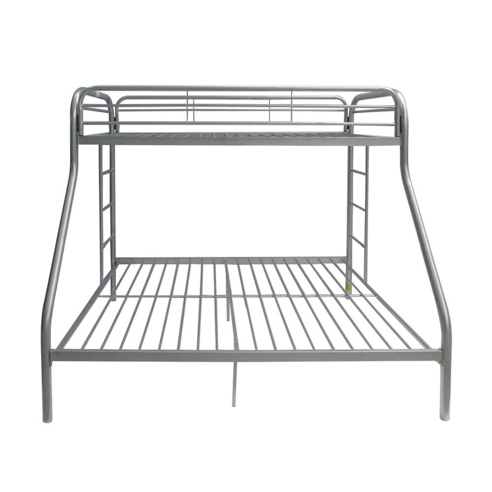 Black Twin Over Full Size Bunk Bed By Homeroots | Beds | Modishstore - 22