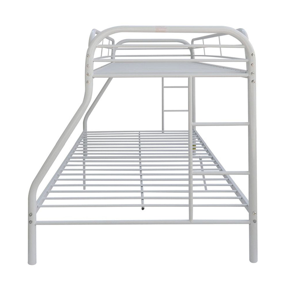 Black Twin Over Full Size Bunk Bed By Homeroots | Beds | Modishstore - 26