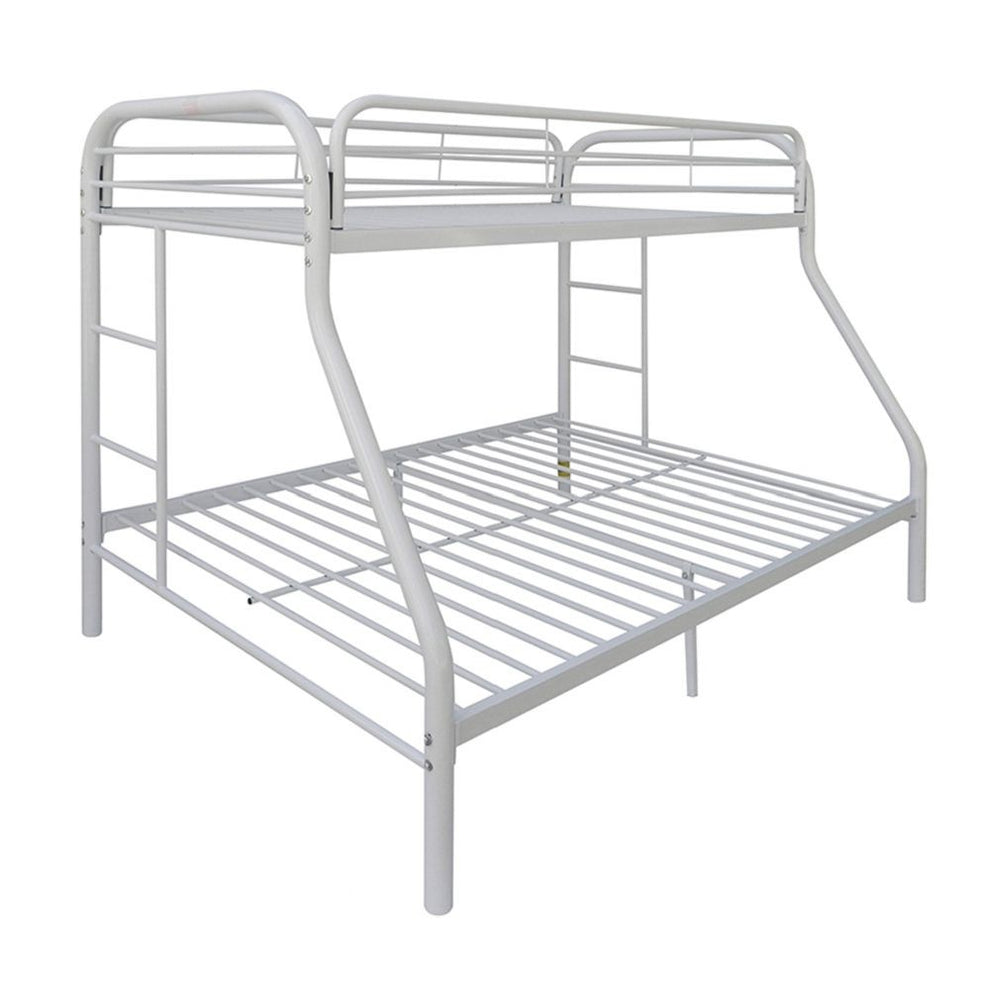 Black Twin Over Full Size Bunk Bed By Homeroots | Beds | Modishstore - 27
