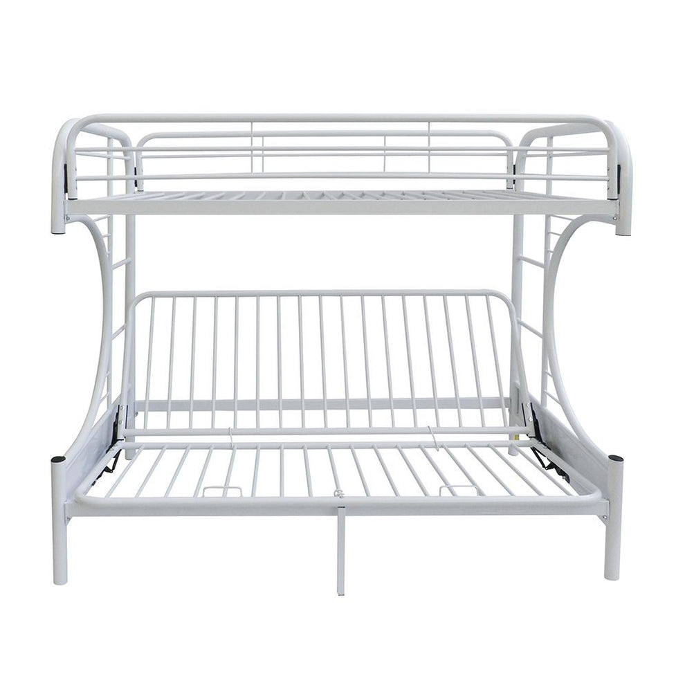Green Twin Over Full Futon Bunk Bed By Homeroots | Beds | Modishstore - 14