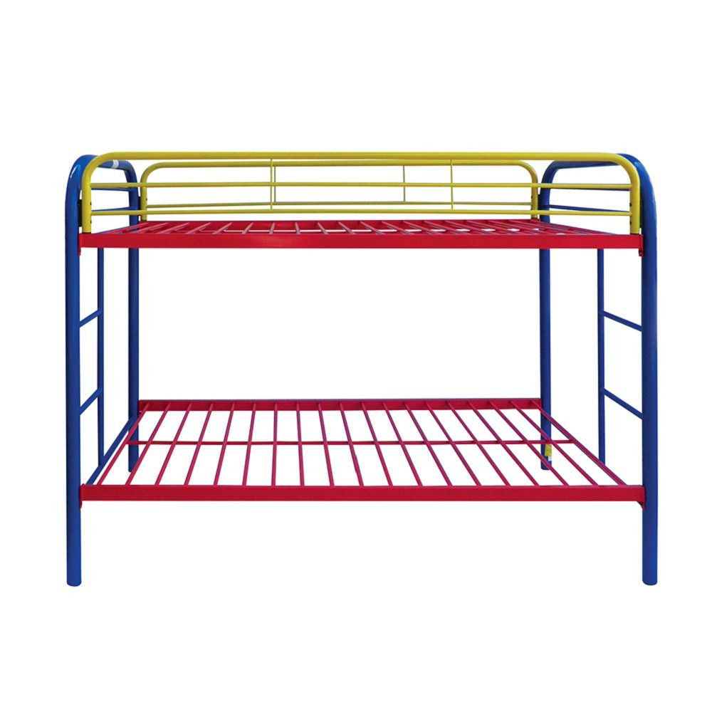 Colorful Twin Over Twin Bunk Bed By Homeroots | Beds | Modishstore - 5