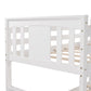 White Double Twin Size Ladder Bunk Bed With Drawers By Homeroots | Beds | Modishstore - 8