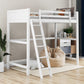 White Twin Size High Loft Bed By Homeroots - 404105 | Beds | Modishstore