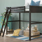 Brown Twin Size Hight Loft Bed By Homeroots | Beds | Modishstore - 5