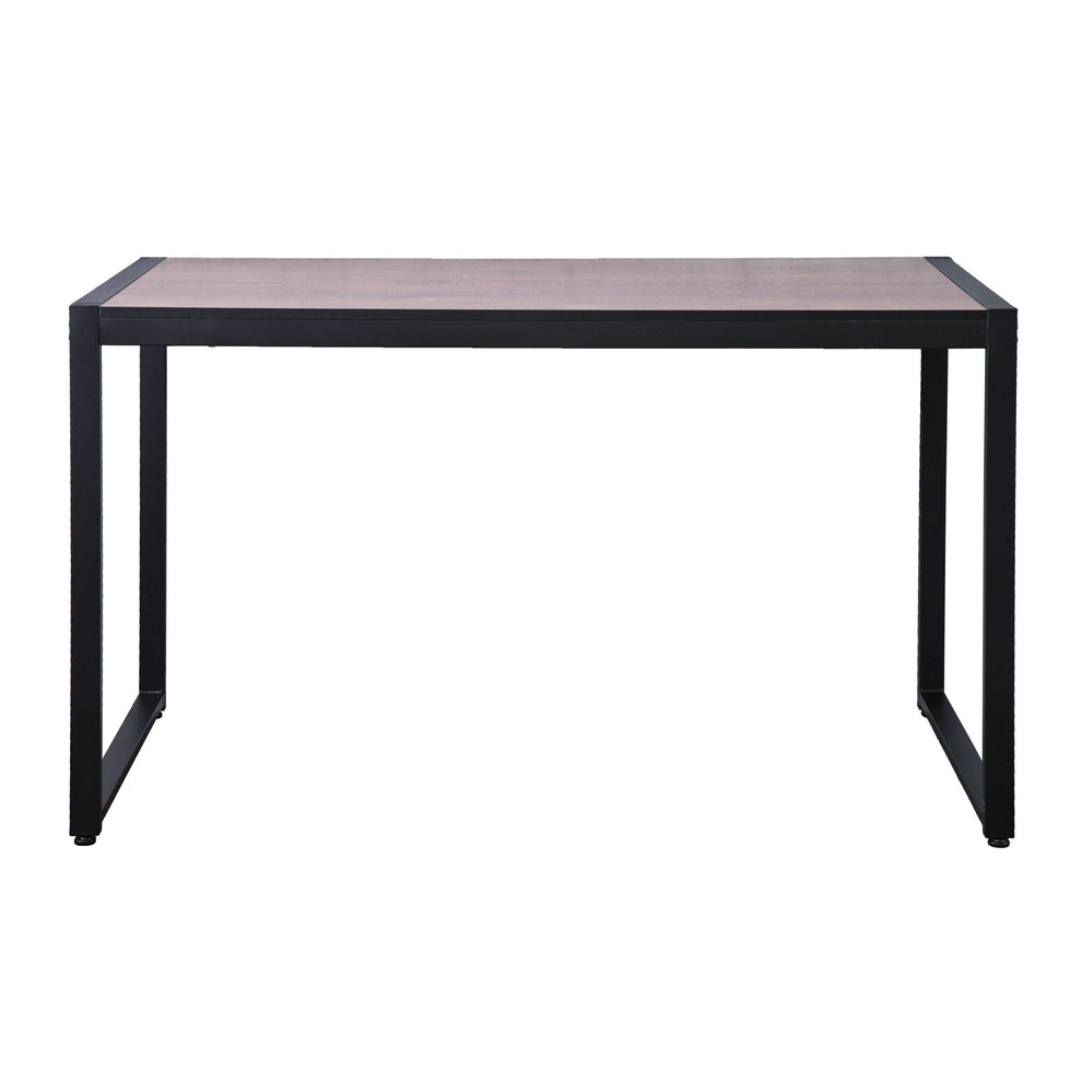 Mod Industrial Black And Walnut Finish Table Desk By Homeroots | Cabinets | Modishstore - 4