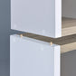Modern Dark Gray And White Four Cube Storage Bookshelf By Homeroots | Bookcases | Modishstore - 10