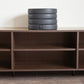 Classic Dark Brown Finish Open Tv Stand By Homeroots | Cabinets | Modishstore - 2