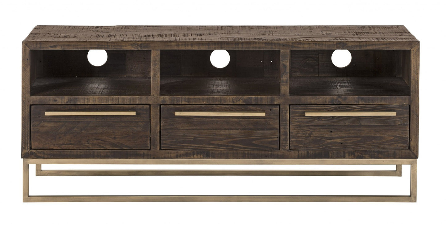 Contemporary Industrial Style TV Console By Homeroots | TV Stands | Modishstore - 2