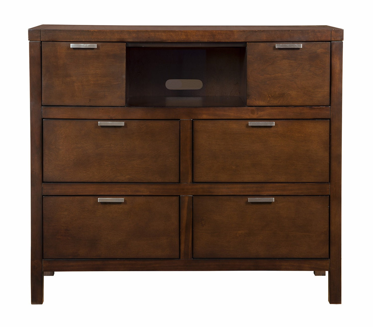 Updated Classic Brown Cappucino TV Console Cabinet By Homeroots | TV Stands | Modishstore