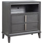 Contemporary Dark Grey TV Console Cabinet By Homeroots | TV Stands | Modishstore - 5