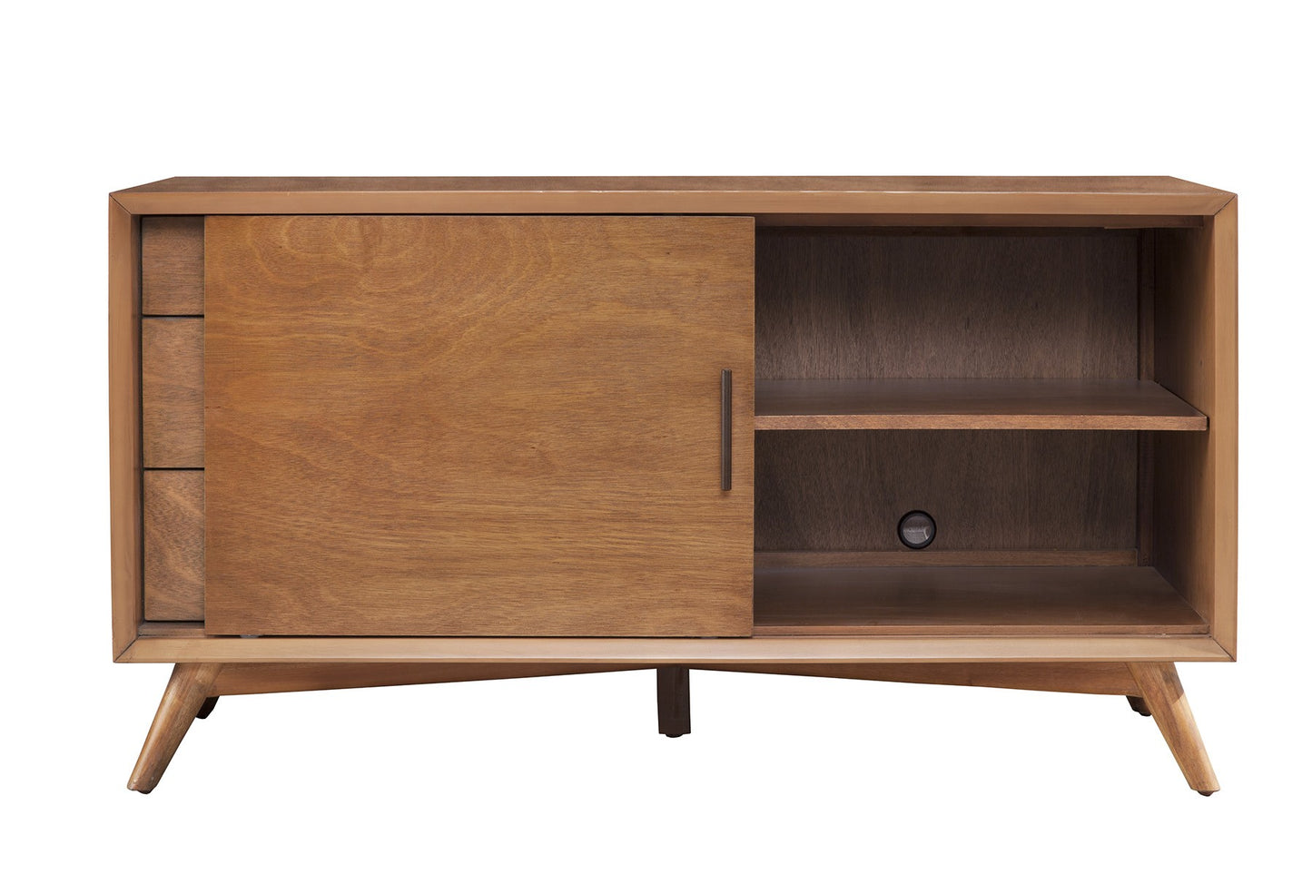 Flair 50" Acorn Mid Century Mod TV Console By Homeroots | TV Stands | Modishstore - 3