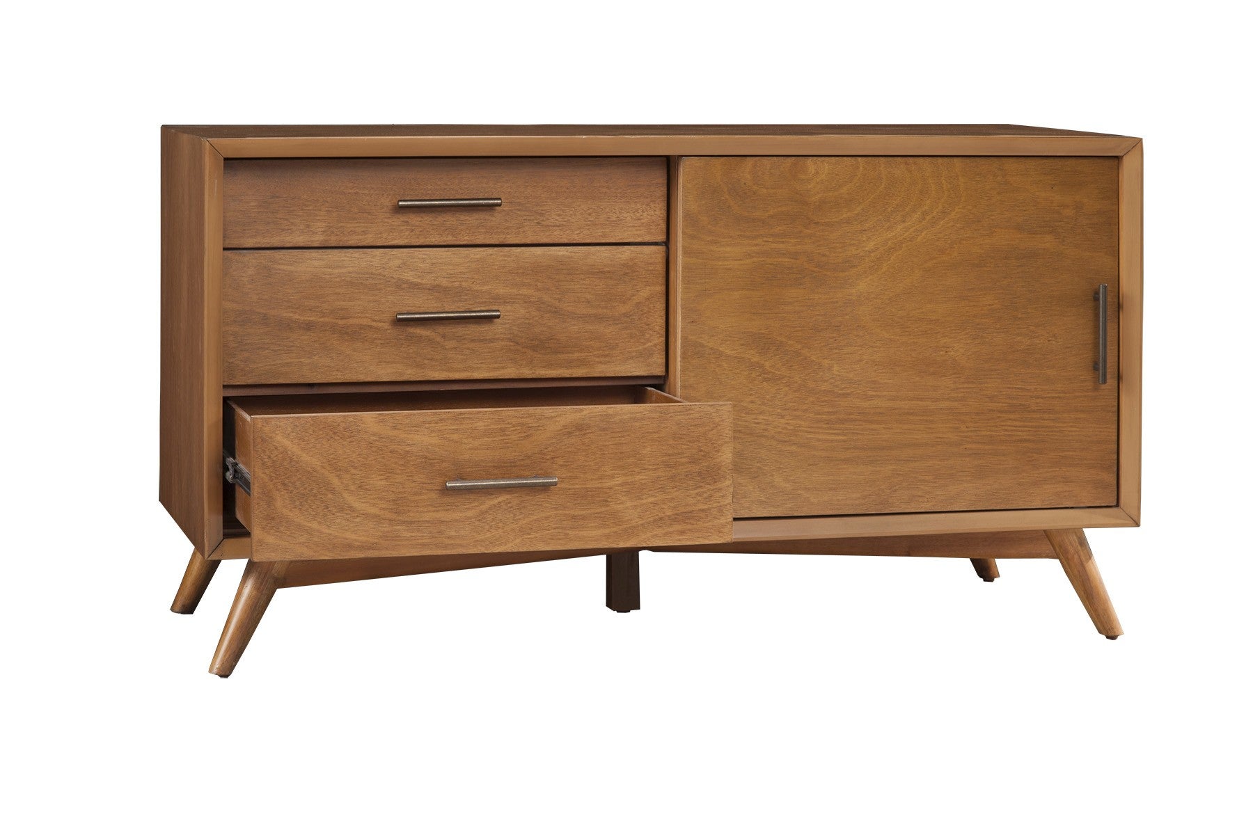 Flair 50" Acorn Mid Century Mod TV Console By Homeroots | TV Stands | Modishstore - 4