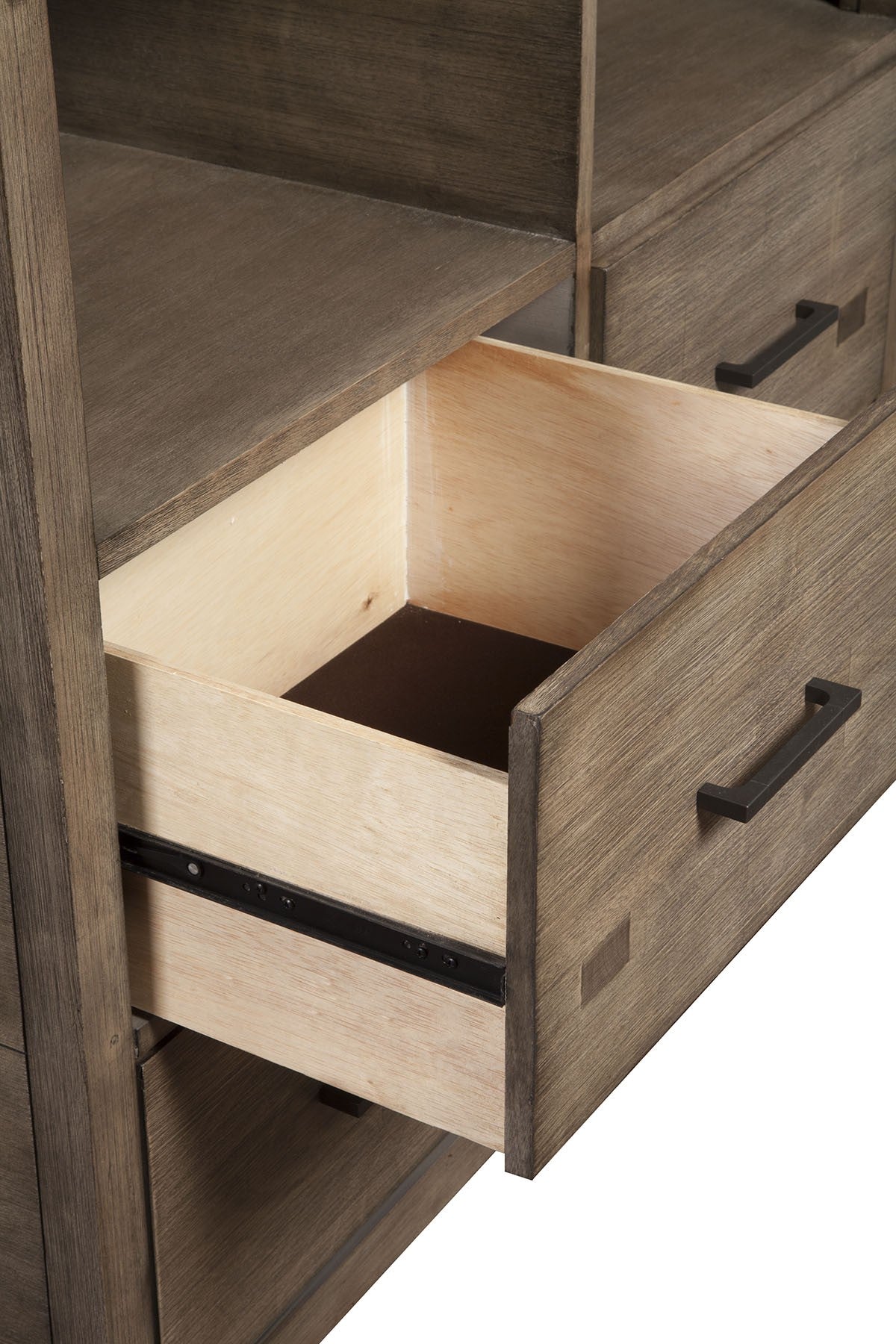 Rustic Weathered Gray TV Console Cabinet By Homeroots | TV Stands | Modishstore - 3