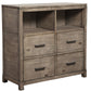 Rustic Weathered Gray TV Console Cabinet By Homeroots