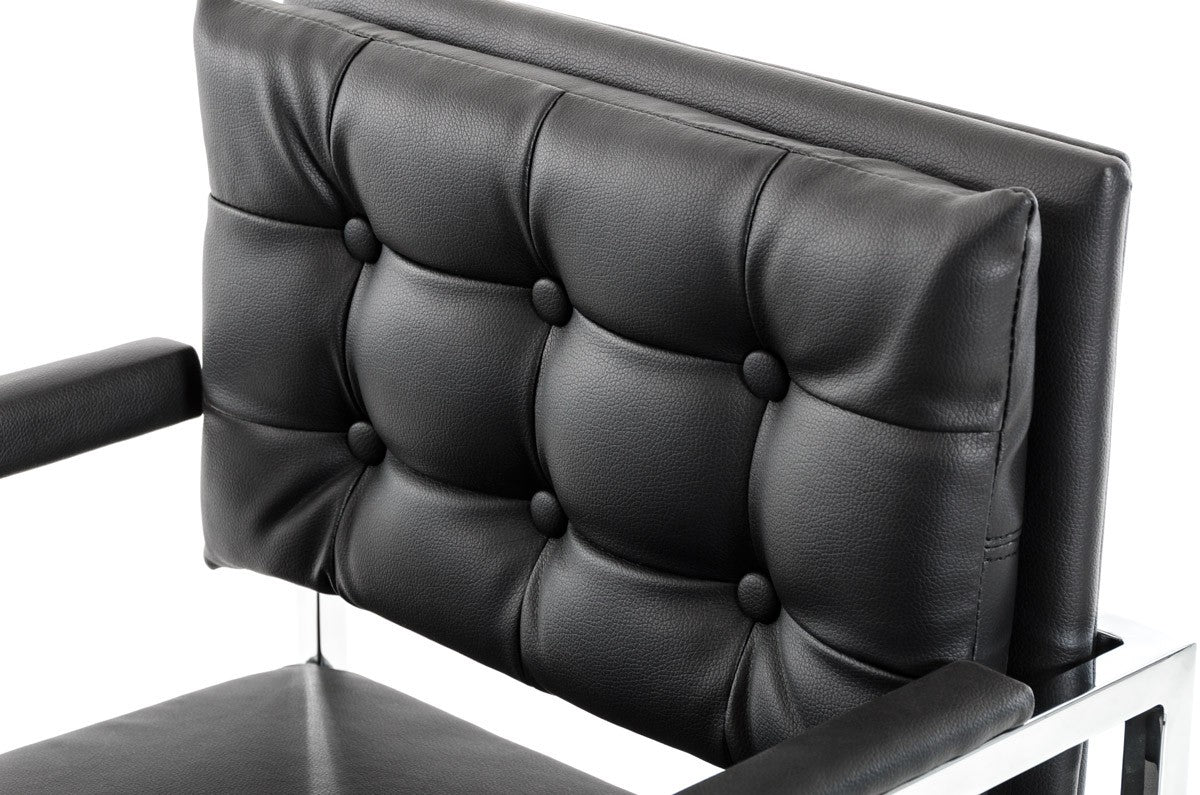 Vig Furniture Modrest Coppola Modern Black Bar Stool | Modishstore | Bar Stools-3