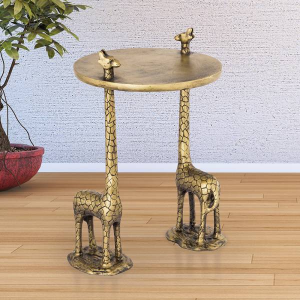 Giraffe Pair End Table By SPI Home | End Tables | Modishstore-2