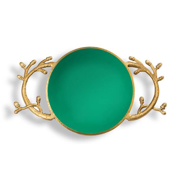 Branch Emerald Green Bowl Holder By SPI Home | Bowls | Modishstore-4