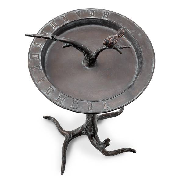 Bird & Twig Sundial/Birdbath By SPI Home | Decor | Modishstore-4