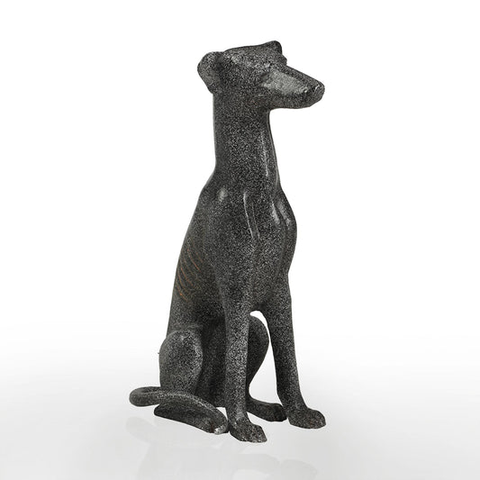 Loyal Greyhound Sculpture By SPI HOME | Sculptures | Modishstore