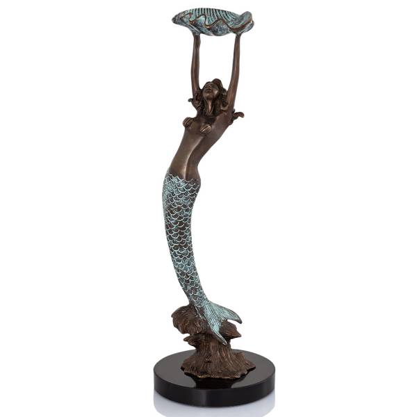 Mermaid with Tray By SPI Home | Home Accents | Modishstore