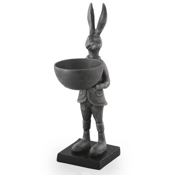 Rabbit Gardener with Bowl By SPI Home | Decorative Bowls | Modishstore