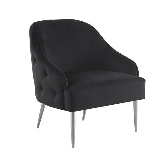 Santana Accent Chair, Black By Madison Park | Accent Chairs |  Modishstore 