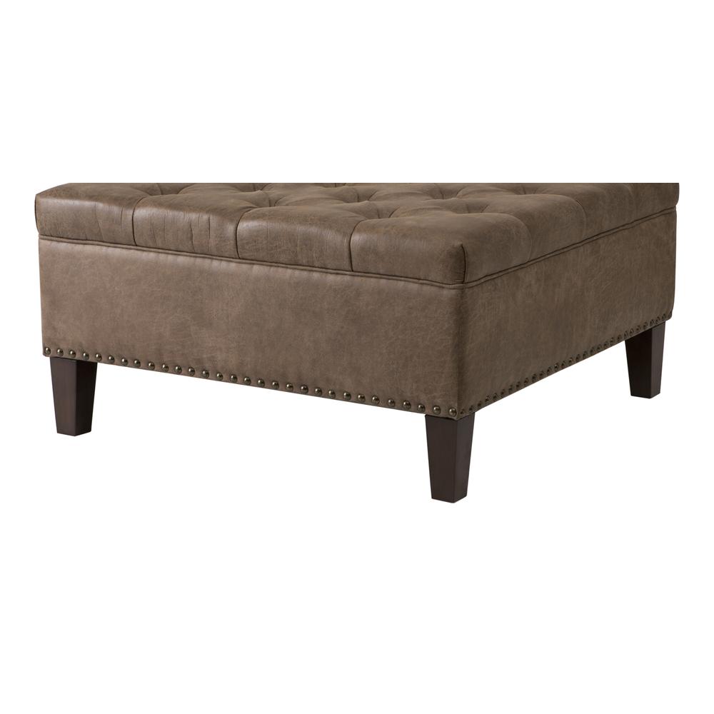 Tufted Square Cocktail Ottoman By Madison Park | Ottomans |  Modishstore  - 3