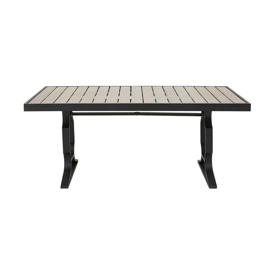 Outdoor Rectangular Table Dark Gray 064 By Madison Park | Outdoor Tables |  Modishstore 
