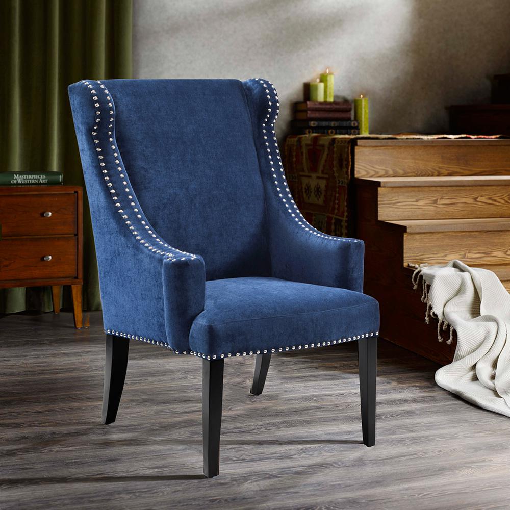 Marcel High Back Wing Chair By Madison Park | Accent Chairs |  Modishstore 