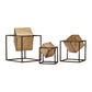 Gold Cube Decor Set of 3 By Madison Park | Decor |  Modishstore  - 2