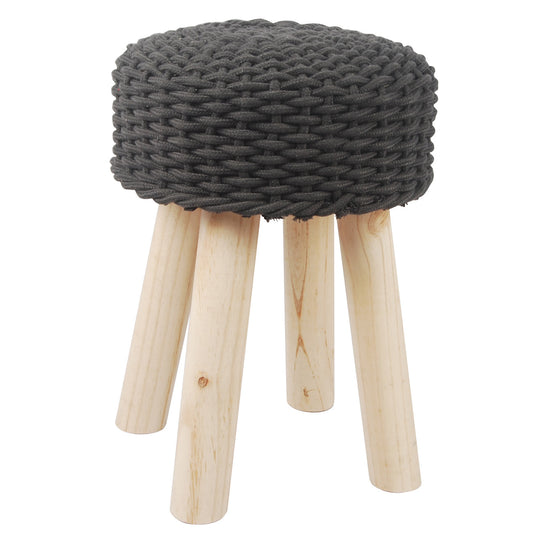 A&B Home Austen Cotton Rope Stool | Stools | Modishstore