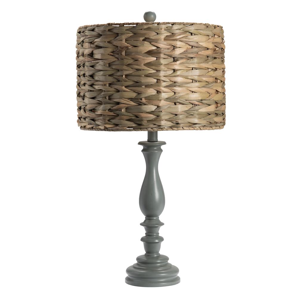 Crestview Collection Retta Gray Seagrass Table Lamp | Modishstore - 6
