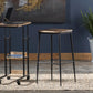 Crestview Collection Abott Wood and Metal Barstool | Modishstore