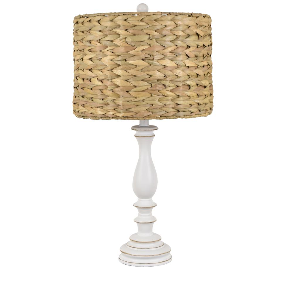 Crestview Collection Jenny White Seagrass Table Lamp | Modishstore - 2