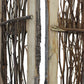 Earthy Birch And Twig Four Panel Room Divider Screen By Homeroots | Room Dividers | Modishstore - 8