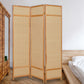 Natural Brown Bamboo Three Panel Room Divider Screen By Homeroots | Room Dividers | Modishstore - 2