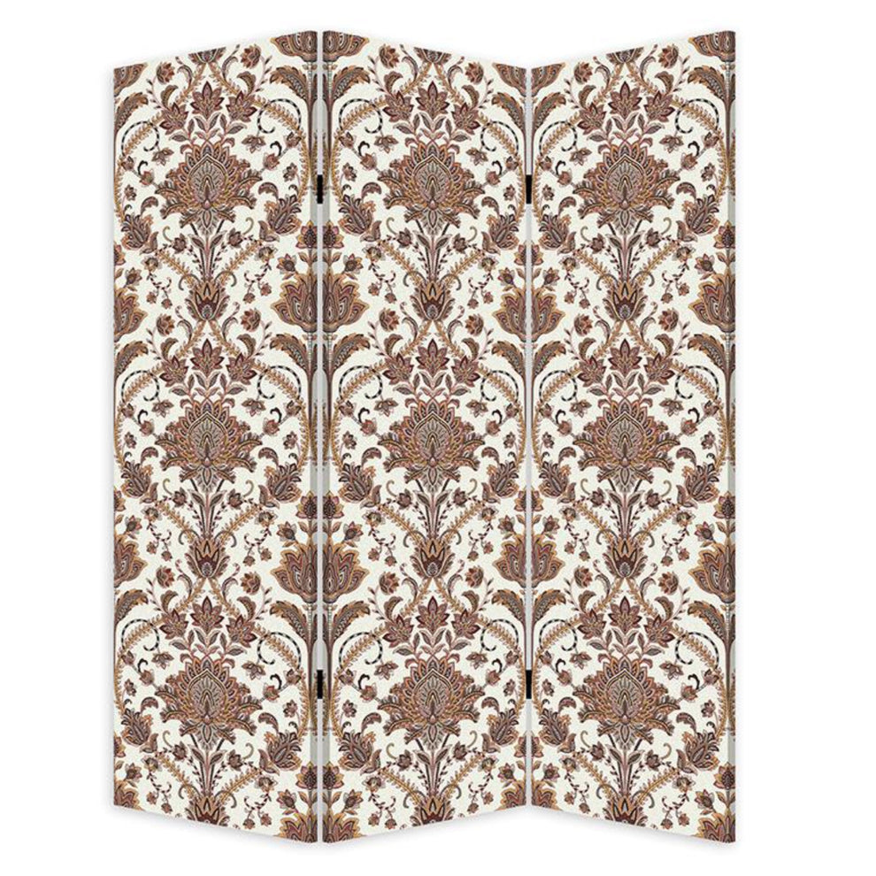 Vintage Green Baroque Three Panel Room Divider Screen By Homeroots | Room Dividers | Modishstore - 3