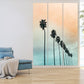 Tropical Palm Trees Room Three Panel Divider Screen By Homeroots | Room Dividers | Modishstore - 5